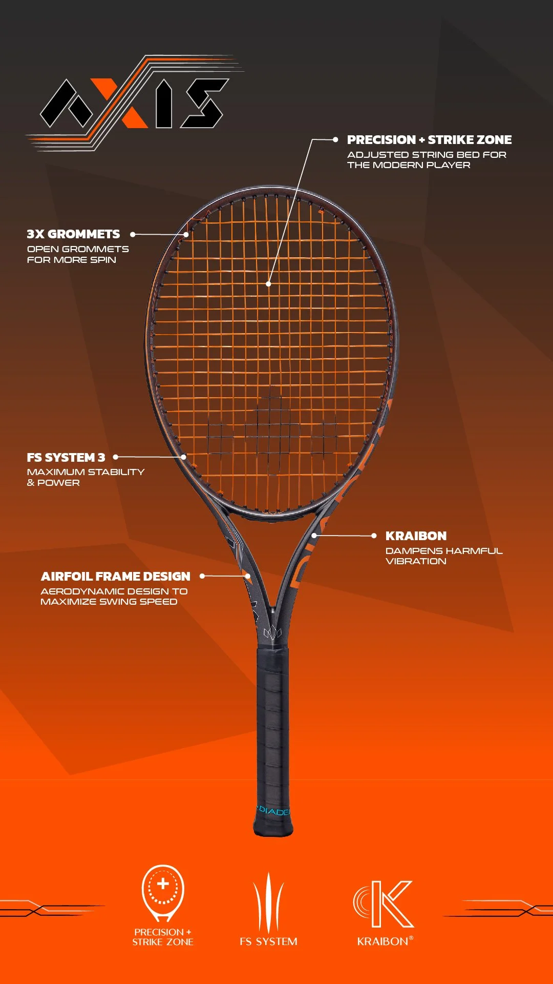 Diadem Axis | Enhance Your Game — Sutton Total Tennis